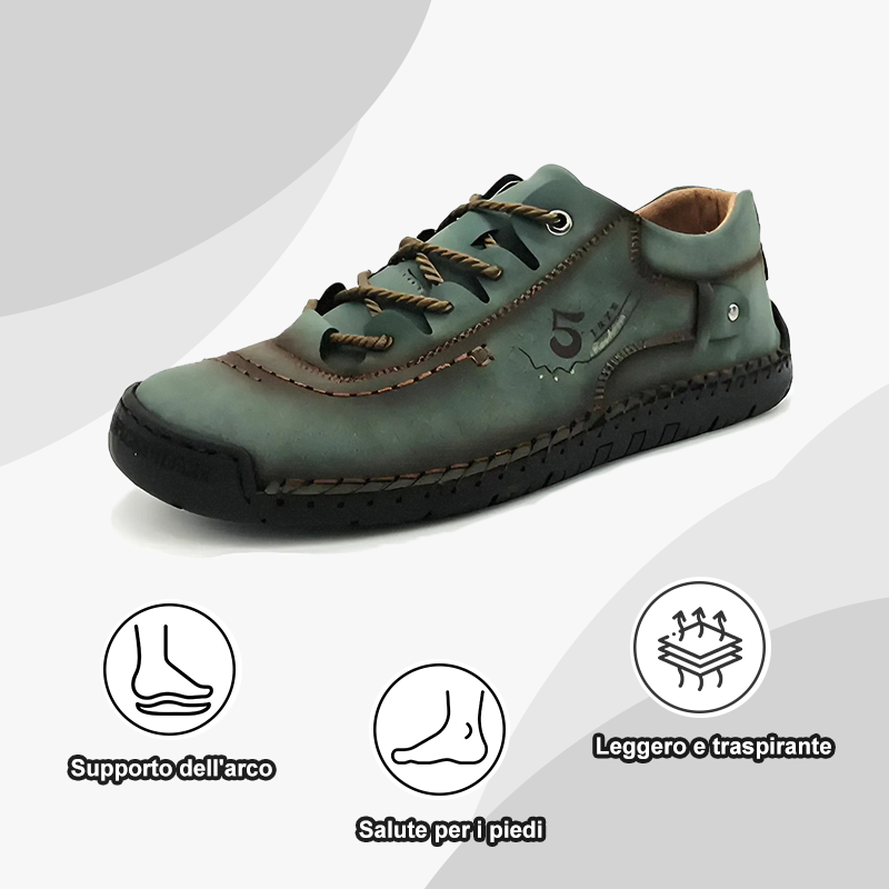 [Sconto del 50% oggi - da non perdere] Scarpe ortopediche dal design ergonomico - pelle di alta qualità + cucite a mano