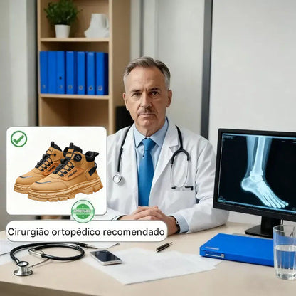 BIAOTOK® | Calçado ortopédico ergonômico - Antiderrapante e impermeável + Elegante e sofisticado