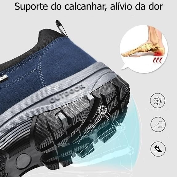 [⏰Desconto de 50% por tempo limitado - Não perca] Calçado ortopédico para caminhadas com design ergonómico - Alivia a dor facilmente 👞