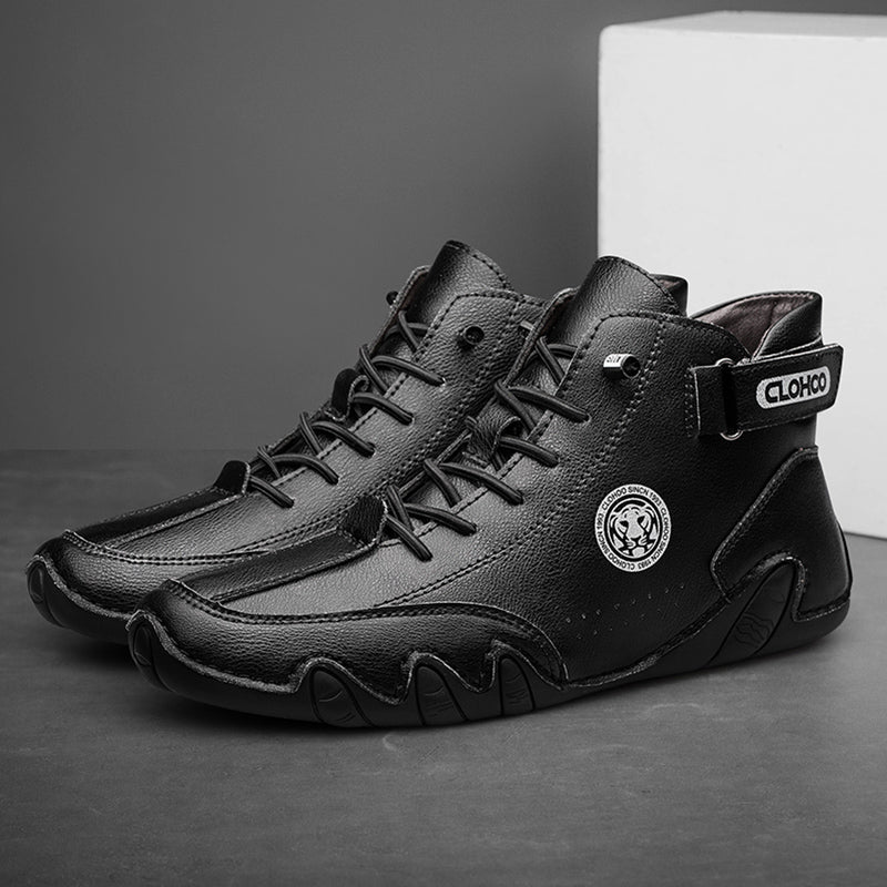 [⏰Desconto de 50% por tempo limitado - Não perca] Sapatos ortopédicos com design ergonómico - Couro premium + costurado à mão 👞