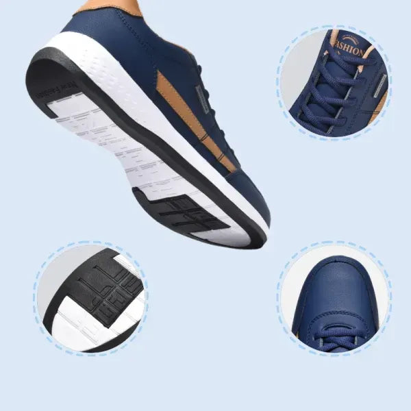 🔥Oferta de Natal por tempo limitado: 50% de desconto!👟Sapatos de caminhada em pele escovada macia, confortável e luxuosa (Alivia dores nos pés)