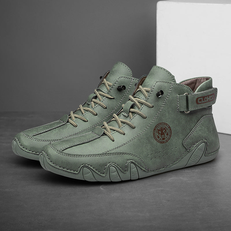 [⏰Desconto de 50% por tempo limitado - Não perca] Sapatos ortopédicos com design ergonómico - Couro premium + costurado à mão 👞