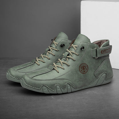 [⏰Desconto de 50% por tempo limitado - Não perca] Sapatos ortopédicos com design ergonómico - Couro premium + costurado à mão 👞