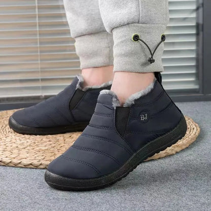 Botas ortopédicas de camurça italiana de luxo Biaotok®: Antiderrapantes e quentes, indispensáveis para a neve. 👍 Diga adeus à dor nos pés.