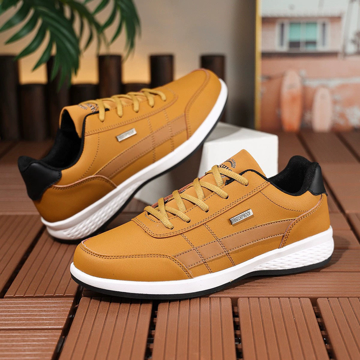 🔥Oferta de Natal por tempo limitado: 50% de desconto!👟Sapatos de caminhada em pele escovada macia, confortável e luxuosa (Alivia dores nos pés)