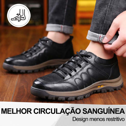 (🔥50% de desconto hoje - agarre!) Sapatos ortopédicos elegantes e premium 👞 - Design ergonómico para alívio da dor