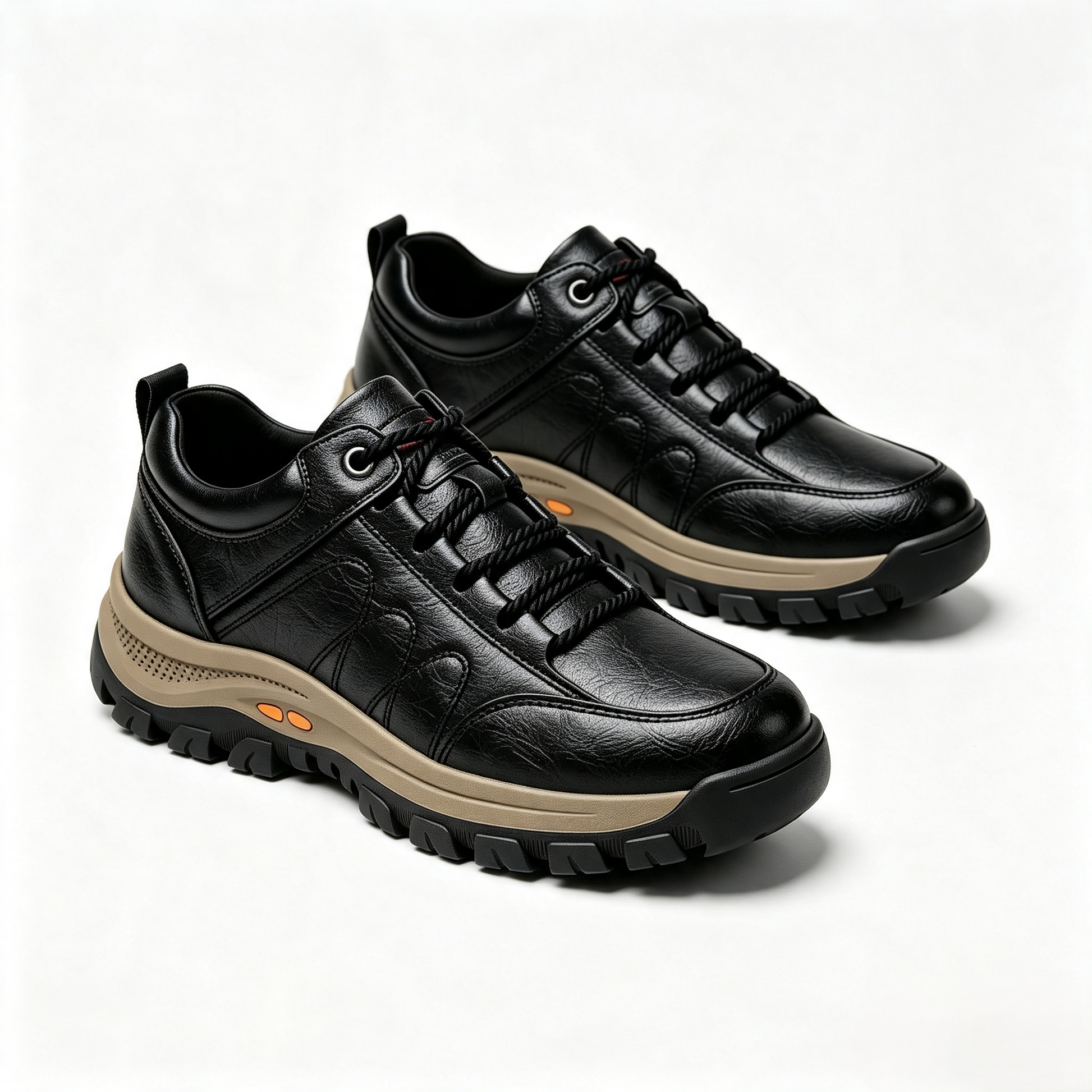 (🎁Oferta por tempo limitado) Sapatos de couro de vitelo italiano macios e confortáveis 🐂 Costurados à mão, impermeáveis e antiderrapantes ✅ Suporte para o arco do pé: caminhada confortável
