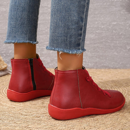 (🔥50% de desconto hoje - não perca esta oportunidade) ⏰ - Botas ortopédicas em pele genuína macias e confortáveis (suporte de arco - facilita o caminhar)