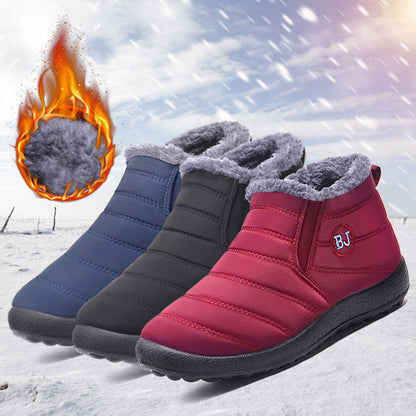 Botas ortopédicas de camurça italiana de luxo Biaotok®: Antiderrapantes e quentes, indispensáveis para a neve. 👍 Diga adeus à dor nos pés.