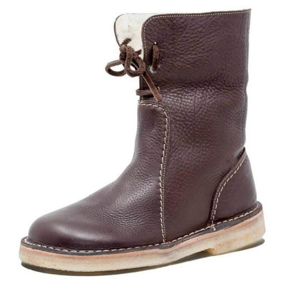 (🔥50% de desconto hoje - não perca esta oportunidade) ⏰ - Botas vintage de pele de carneiro macias e confortáveis (suporte de arco - facilita o caminhar)
