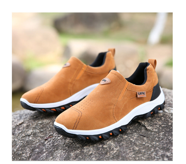 🐂 Sapatos masculinos de couro de bezerro fabricados na Austrália 👞 Costurados à mão, fáceis de calçar e descalçar ✅ Suporte para o arco do pé, alívio da dor - caminhada confortável