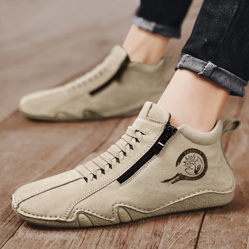 🐂 Sapatos masculinos de couro de bezerro fabricados na Austrália 👞 Costurados à mão, fáceis de calçar e descalçar ✅ Suporte para o arco do pé, alívio da dor - caminhada confortável