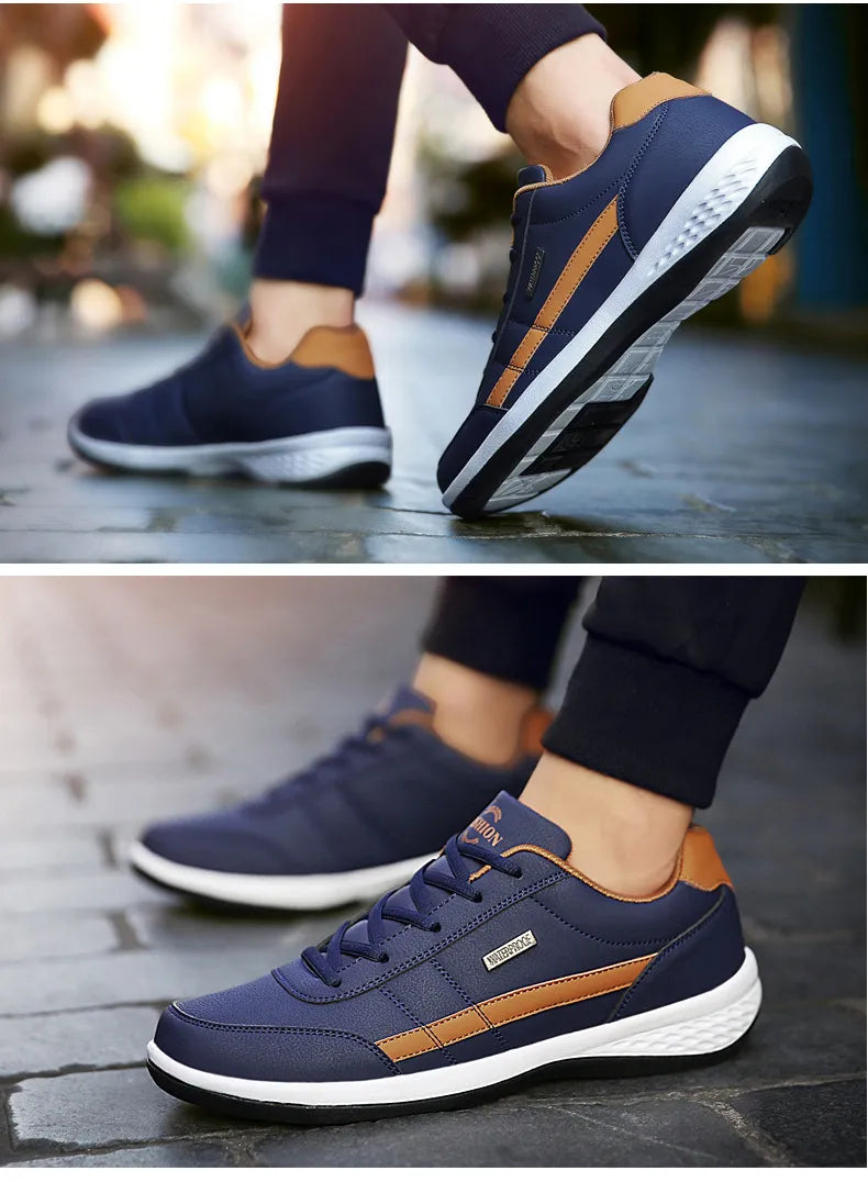 🔥Oferta de Natal por tempo limitado: 50% de desconto!👟Sapatos de caminhada em pele escovada macia, confortável e luxuosa (Alivia dores nos pés)