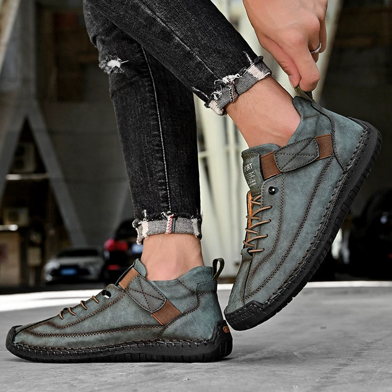 Biaotok® | Scarpe ortopediche in pelle di alta qualità dal design ergonomico - design con supporto dell'arco plantare 👞 Allevia facilmente il dolore al piede