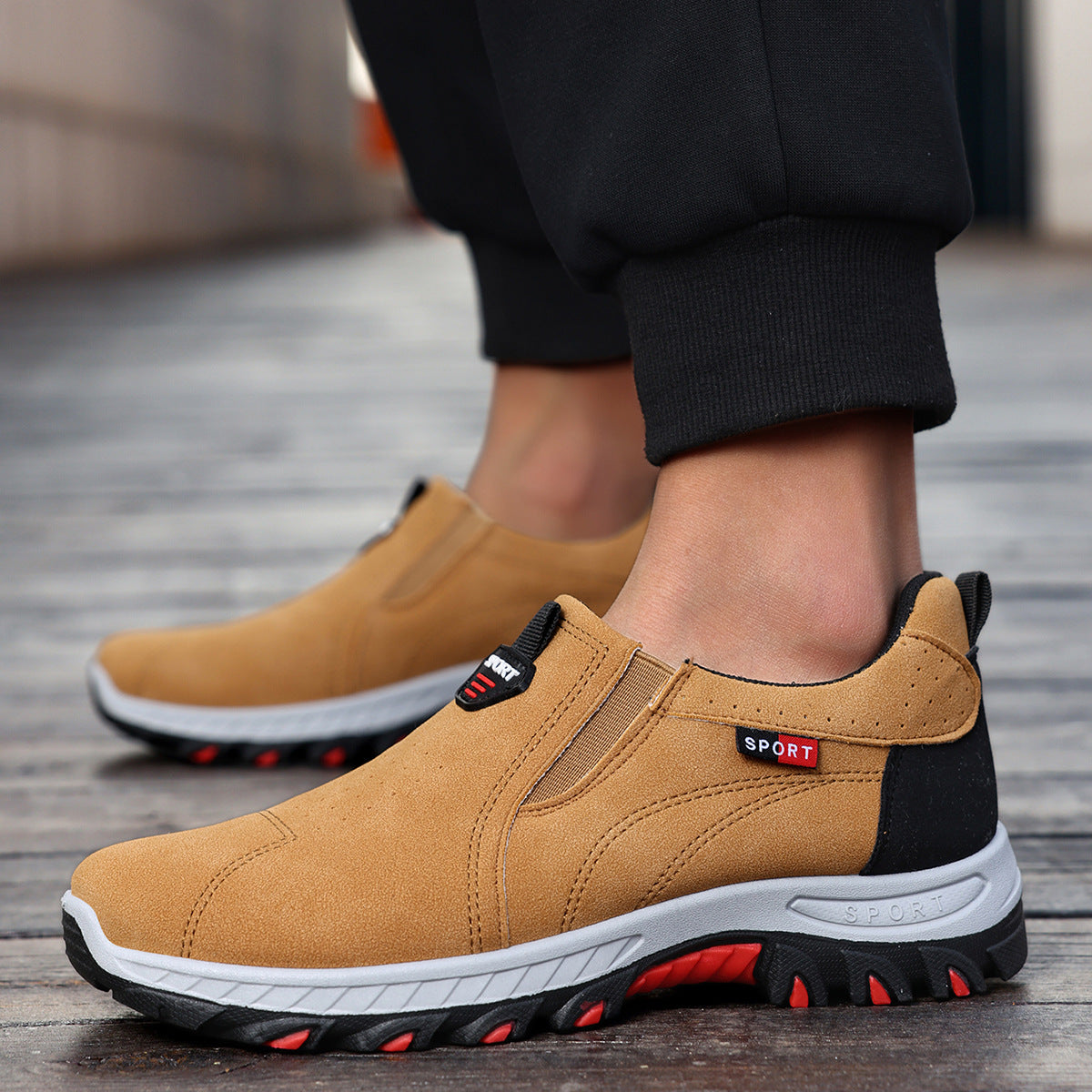 🐂 Sapatos masculinos de couro de bezerro fabricados na Austrália 👞 Costurados à mão, fáceis de calçar e descalçar ✅ Suporte para o arco do pé, alívio da dor - caminhada confortável