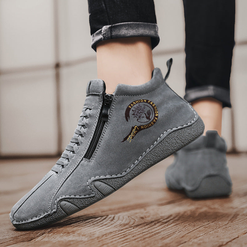 🐂 Sapatos masculinos de couro de bezerro fabricados na Austrália 👞 Costurados à mão, fáceis de calçar e descalçar ✅ Suporte para o arco do pé, alívio da dor - caminhada confortável