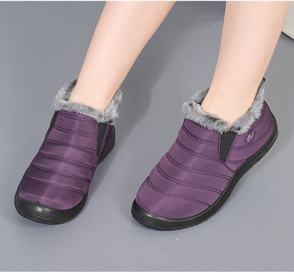 Botas ortopédicas de camurça italiana de luxo Biaotok®: Antiderrapantes e quentes, indispensáveis para a neve. 👍 Diga adeus à dor nos pés.
