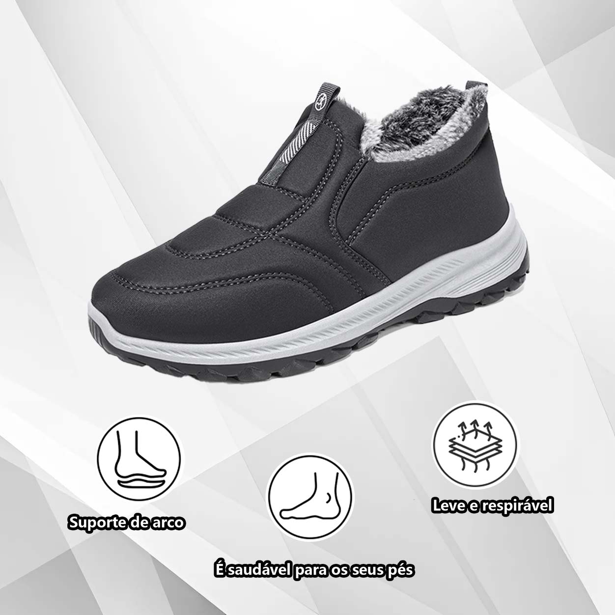 (🔥50% de desconto hoje - agarre!) Sapatos ortopédicos elegantes e premium 👞 - Design ergonómico para alívio da dor