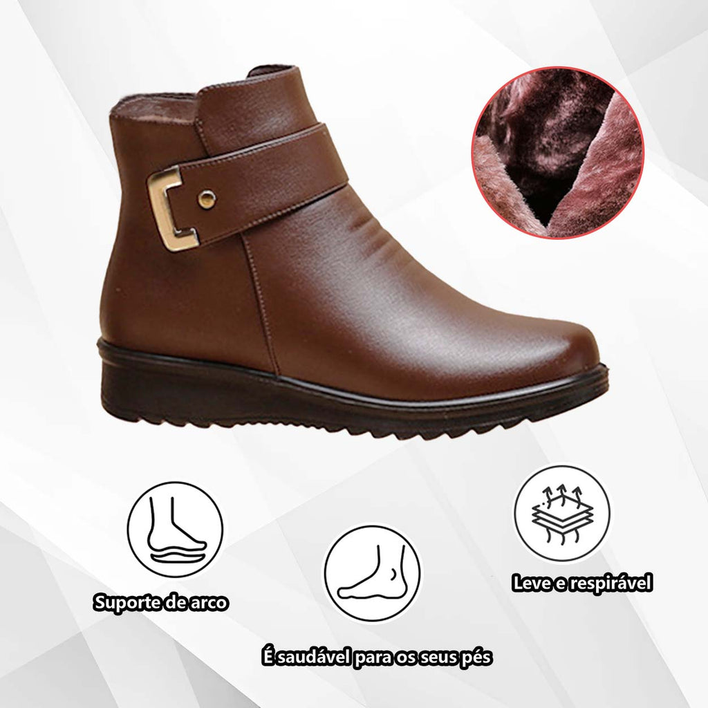 (🔥50% de desconto hoje - agarre!) Sapatos ortopédicos elegantes e premium 👞 - Design ergonómico para alívio da dor