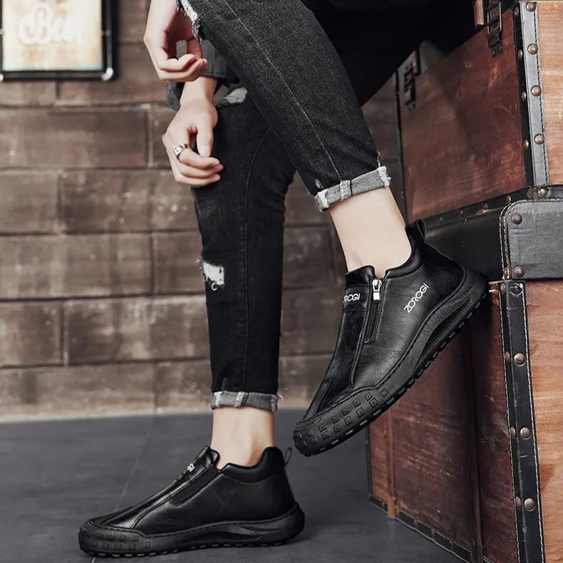 🔥50% de desconto hoje - Promoção de Natal por tempo limitado⏰- Sapatos de couro italiano macios e confortáveis com suporte de arco - facilitam a caminhada