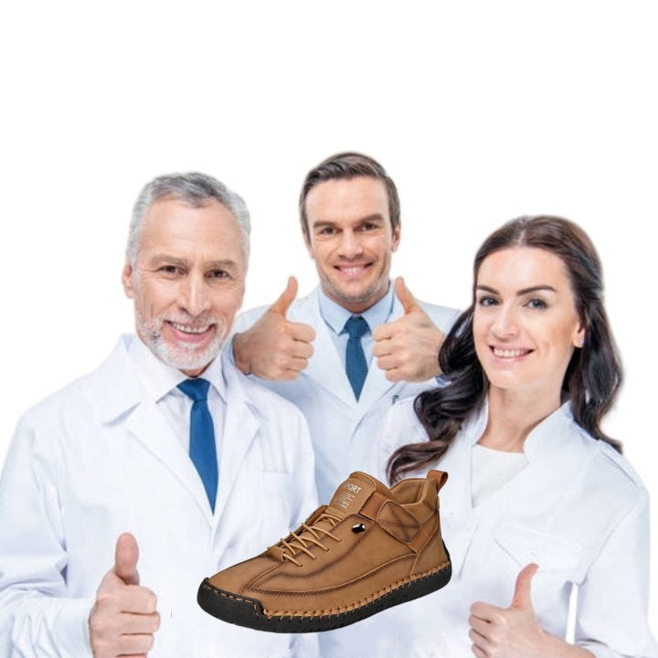 Biaotok® | Scarpe ortopediche in pelle di alta qualità dal design ergonomico - design con supporto dell'arco plantare 👞 Allevia facilmente il dolore al piede