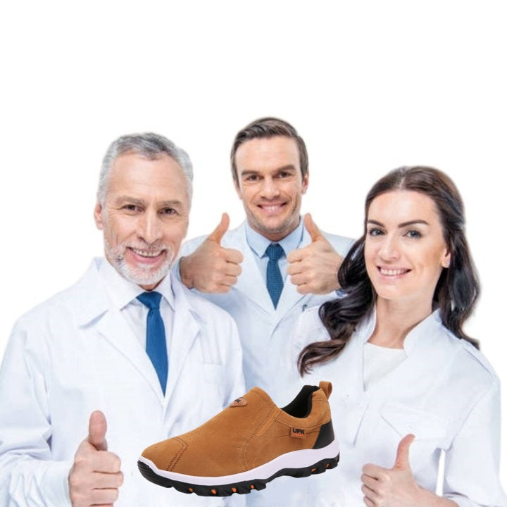 🐂 Sapatos masculinos de couro de bezerro fabricados na Austrália 👞 Costurados à mão, fáceis de calçar e descalçar ✅ Suporte para o arco do pé, alívio da dor - caminhada confortável