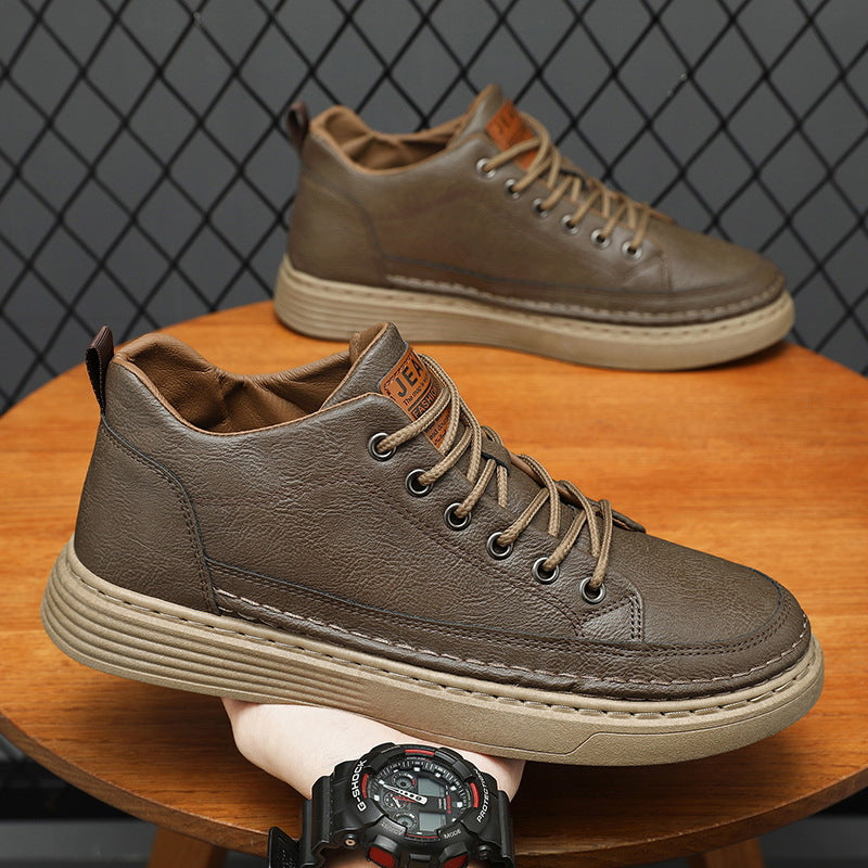 Sapatos de caminhada Biaotok® | Fabricados com pele de bezerro australiana ✅ Suporte para o arco do pé para alívio da dor: Caminhada confortável