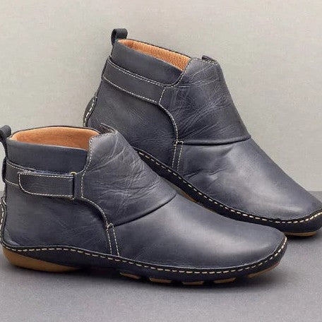 🔥50% de desconto hoje - não perca ⏰- Sapatos ortopédicos em pele macios e confortáveis - design ergonómico (alivia facilmente as dores nos pés)