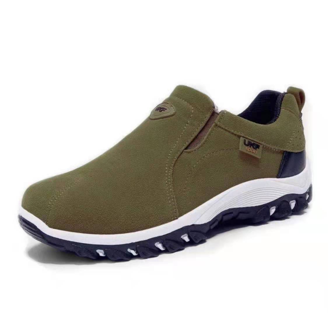 🐂 Sapatos masculinos de couro de bezerro fabricados na Austrália 👞 Costurados à mão, fáceis de calçar e descalçar ✅ Suporte para o arco do pé, alívio da dor - caminhada confortável